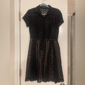BCBG button down lace dress